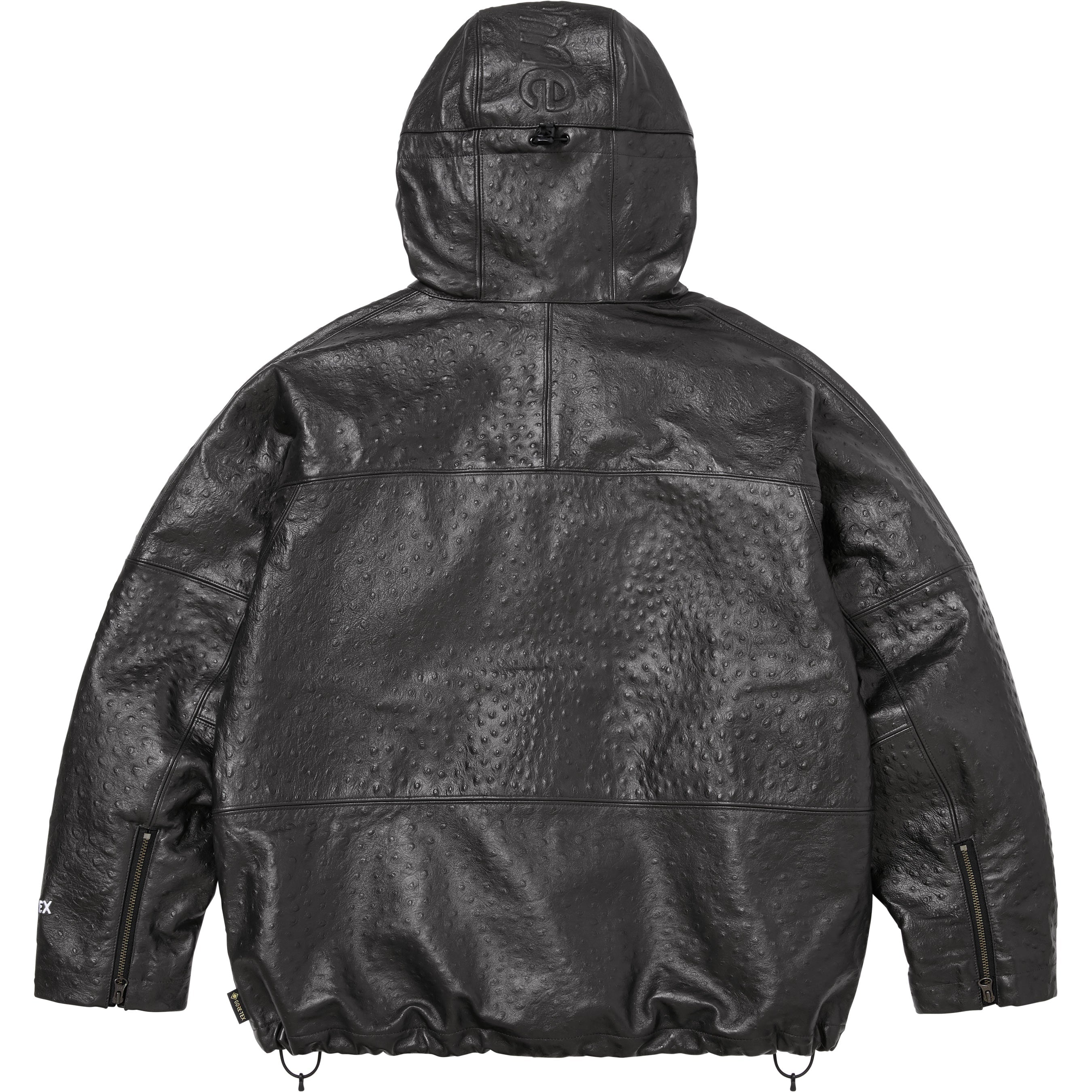 GORE-TEX Ostrich Embossed Leather Jacket view 11